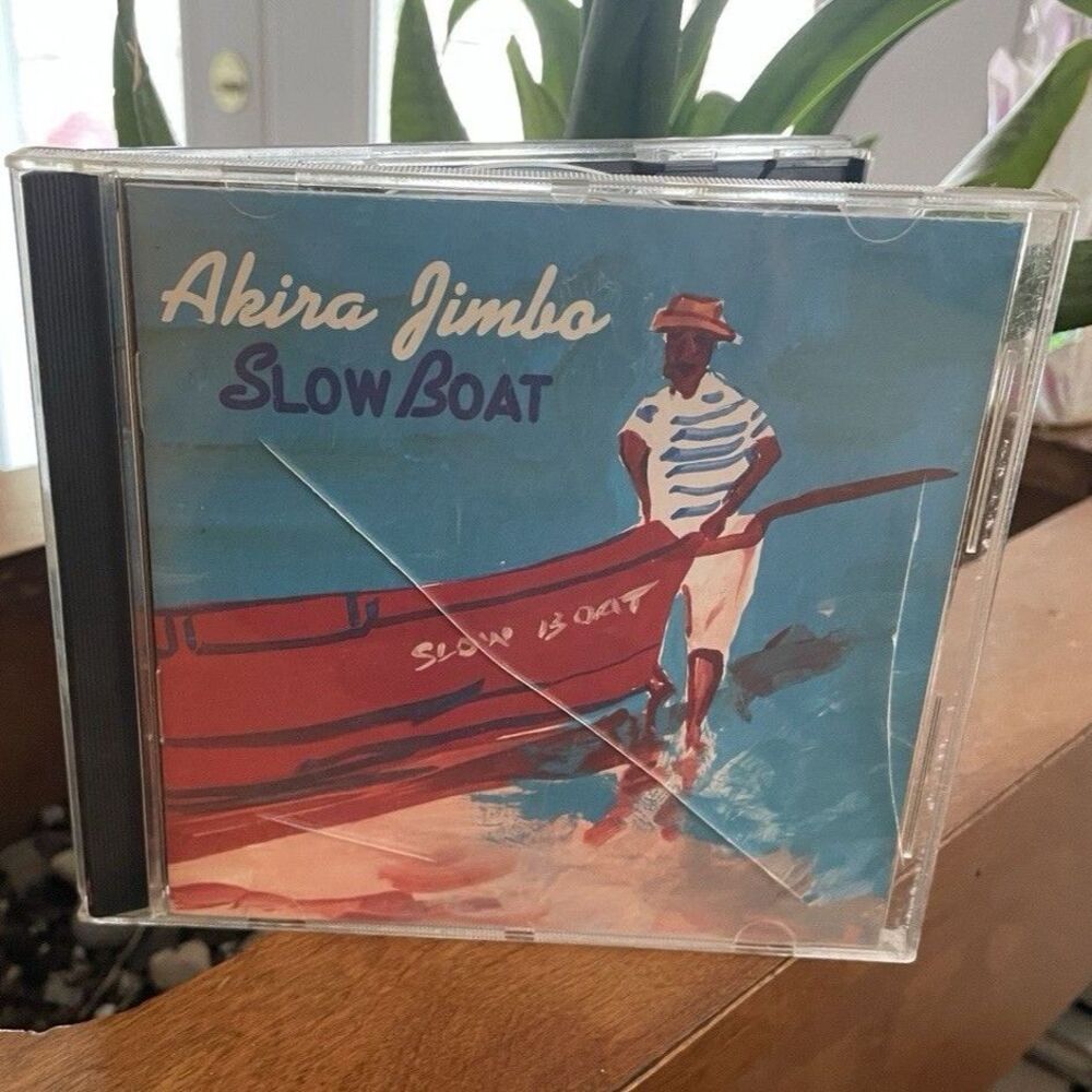 Akira Jimbo Slow Boat CD 1991 Jazz Fusion Drum Instrumental Rare Japan